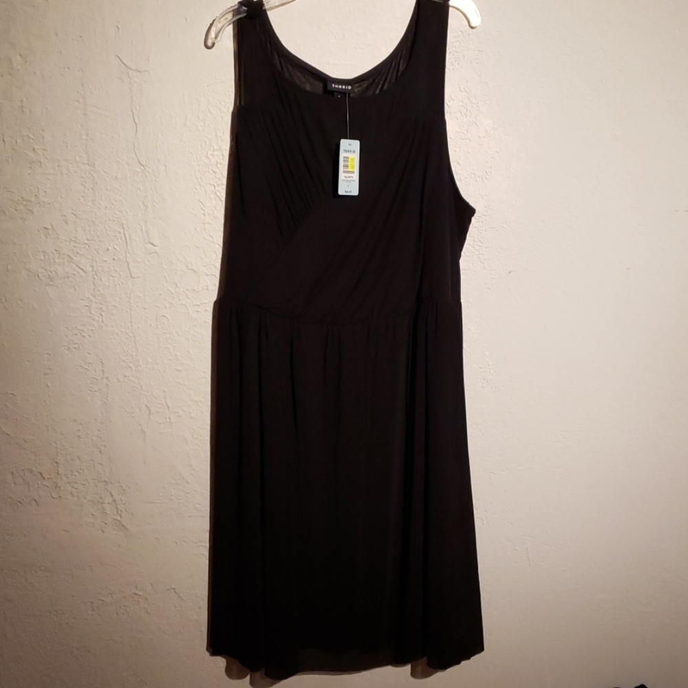 Torrid black sleeveless dress